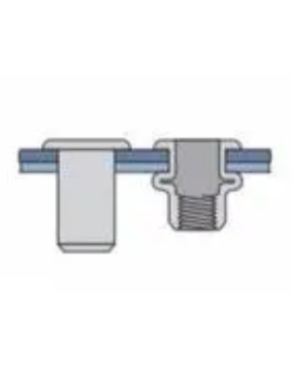 Різьбове заклепування сталеве M8