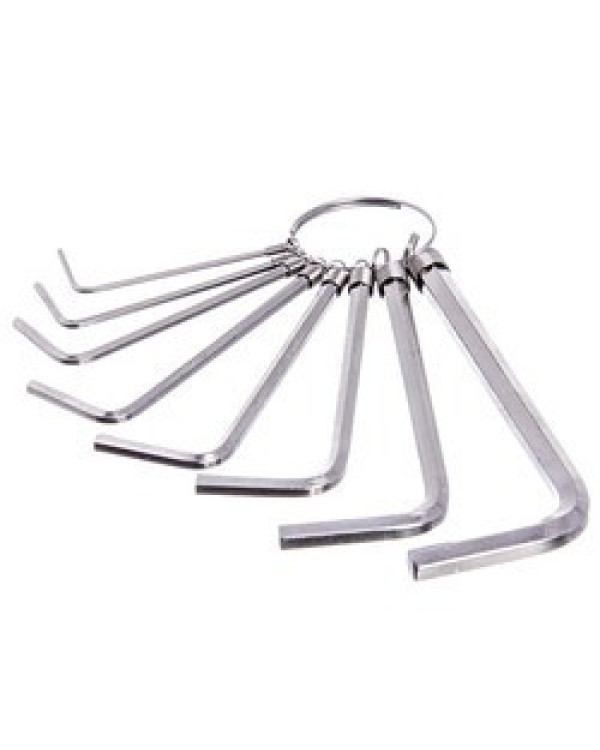 Набір шестигранників Г-обр. 2-10мм, 8од. СТАНДАРТ AKS0210