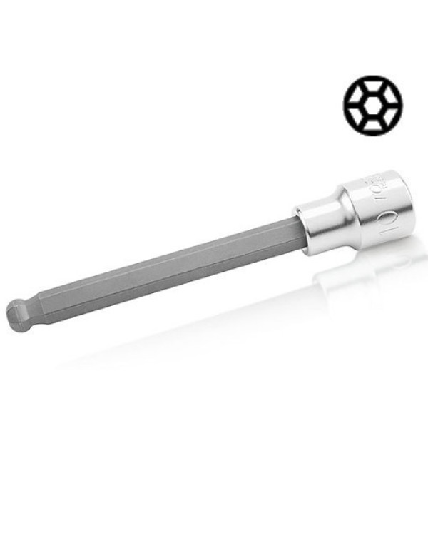 Головка с насадкой HEX TOPTUL 10 мм 140мм 1/2 Головка с насадкой HEX TOPTUL 10 мм 140мм 1/2