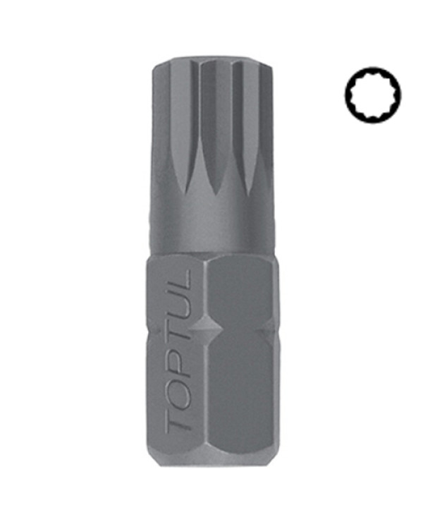 Бита Сплайн TOPTUL 10мм L-30мм Spline M12 FSFA1212