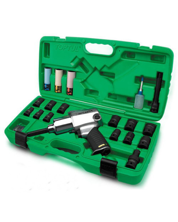 Пневматичний гайковерт з головками TOPTUL 1/2