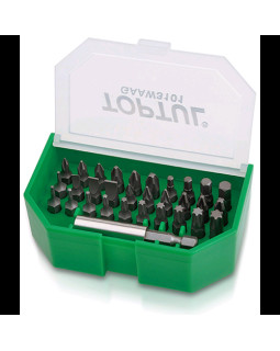 Набор бит для шуруповерта 31ед. TOPTUL 1/4 Набор бит для шуруповерта 31ед. TOPTUL 1/4