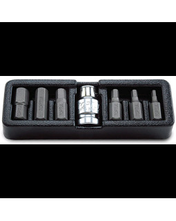 Набор бит HEX TOPTUL 10мм 4-12мм 7ед. GAAT0707 Набор бит HEX TOPTUL 10мм 4-12мм 7ед. GAAT0707