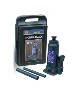 Домкрат 5т 216-413 мм пляшковий в кейсі TORIN T90504S