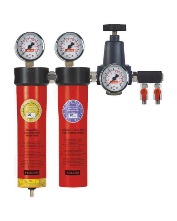 Блок для підготовки повітря професійний (2 ступені) ITALCO AC6002