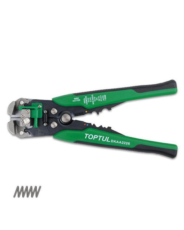 Клещи для обжимки клемм и снятия изоляции усиленные TOPTUL DKAA2226