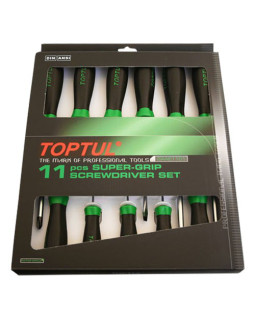 Набор отверток TOPTUL 11 ед. GAAE1101