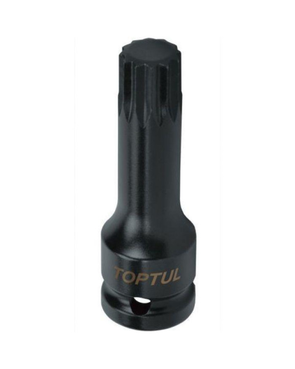 Головка ударна TOPTUL SPLINE М16 L77мм 1/2