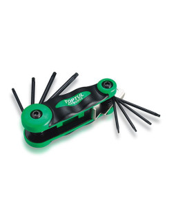 Набор шестигранников складной TOPTUL TORX: T6-T25 AIFB0802