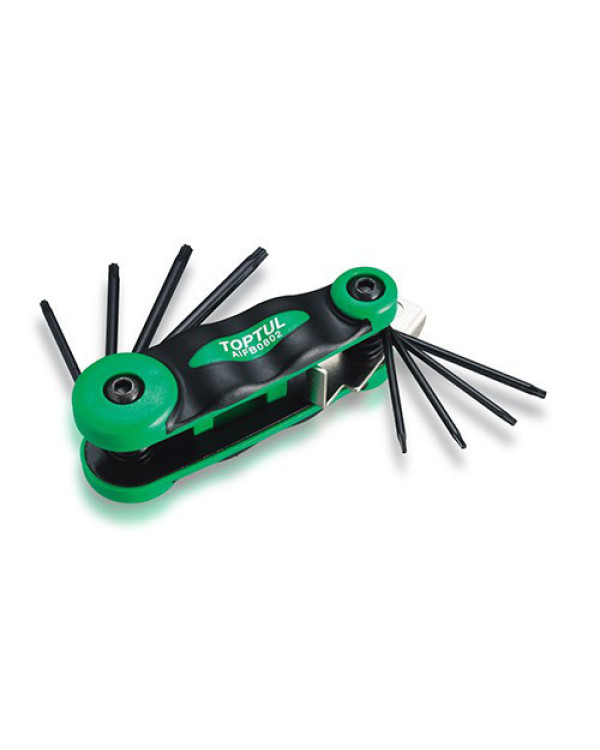 Набір шестигранників складаний TOPTUL TORX: T6-T25 AIFB0802