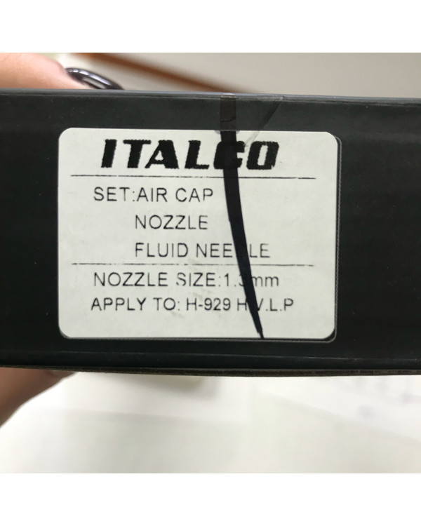 Змінний комплект форсунки для фарбопультів H-929, діаметр 1,3мм ITALCO NS-H-929-1.3 Змінний комплект форсунки для фарбопультів H-929, діаметр 1,3мм ITALCO NS-H-929-1.3