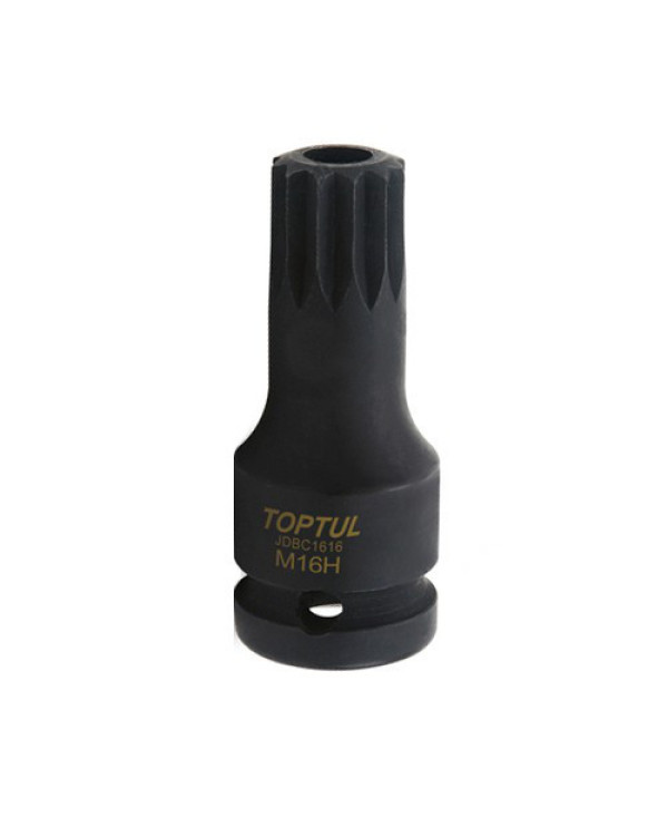 Спецголовка для маслосливной пробки TOPTUL VW, AUDI (M16H) L60мм JDBC1616
