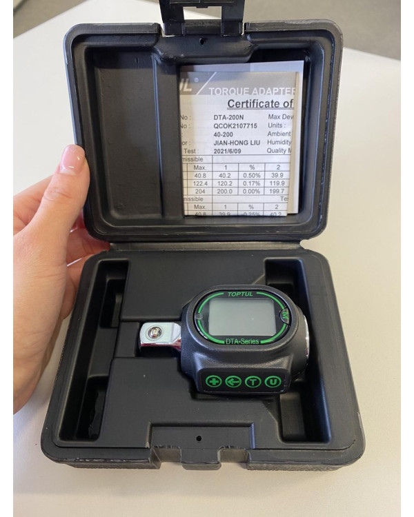 Цифровой динамометрический адаптер TOPTUL 1/2