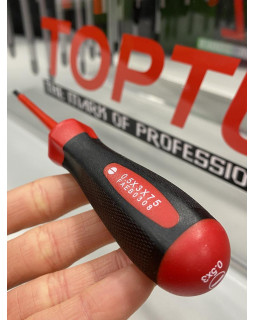 Отвертка диэлектрическая шлицевая TOPTUL 3x75 мм (1000V) FAEB0308-foto2