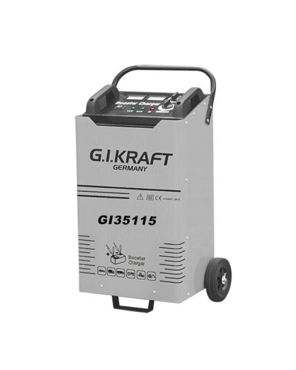 Пусковое зарядное устройство 12/24V, 3600A, 380V G.I.KRAFT GI35115