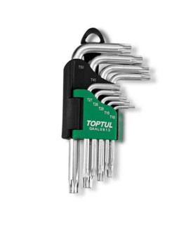 Набор ключей TORX Г-обр. TOPTUL T10-T50 9ед. GAAL0913