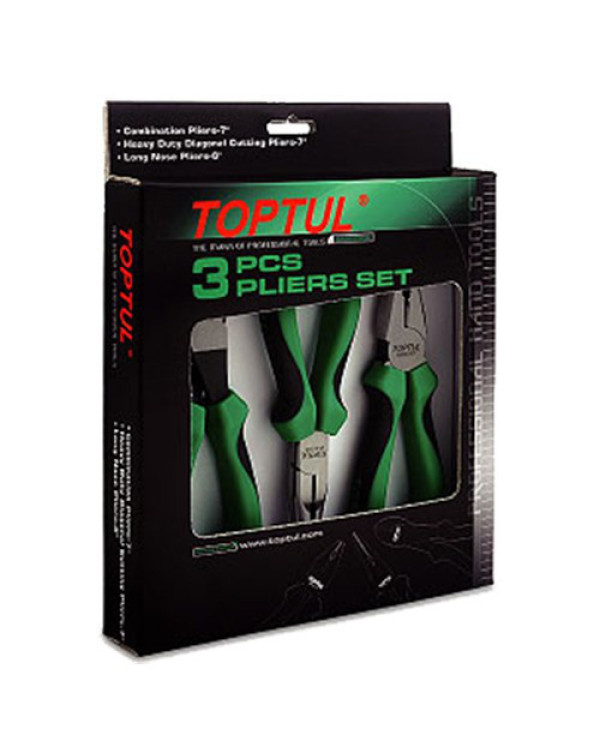 Набір шарнірно-губцевого інструменту TOPTUL 3од. GAAE0304