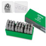 Клейма літерні латиниця TOPTUL 27од. 6мм NGAW2706