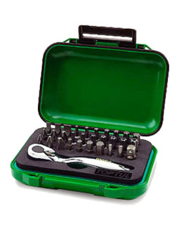 Набор бит с трещоткой TOPTUL 1/4 Набор бит с трещоткой TOPTUL 1/4