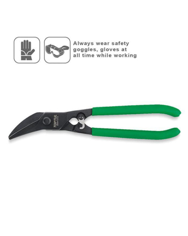 Ножиці для різання металу вигнуті 250 мм TOPTUL SBBH1010