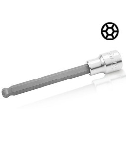 Насадка шестигранник HEX TOPTUL 6 мм 140мм 1/2