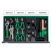 Візок із інструментом для автосервісу TOPTUL (Pro-Plus) 7 секцій 305 од. червона GCAJ305H