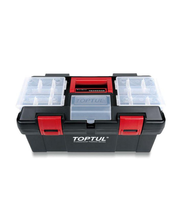 Ящик для инструментов пластиковый 3 секции 445x240x205 TOPTUL TBAE0302