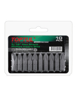 Набор насадок отверточных TOPTUL 5/16 Набор насадок отверточных TOPTUL 5/16