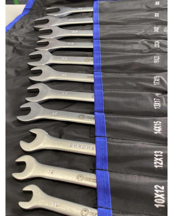 Набор ключей рожковых 8-32 мм 11 шт. в чехле СТАНДАРТ-NKR11STA-S