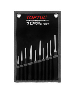 Набір виколоток та керн у чохлі TOPTUL 10од. GPAQ1001