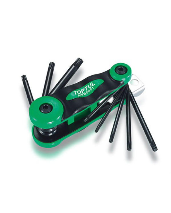 Набор шестигранников складной TOPTUL TORX: T9-T40 AIFB0801