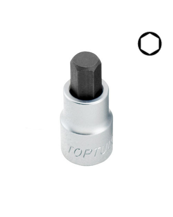 Торцевая насадка HEX TOPTUL 19мм L79мм 3/4 Торцевая насадка HEX TOPTUL 19мм L79мм 3/4