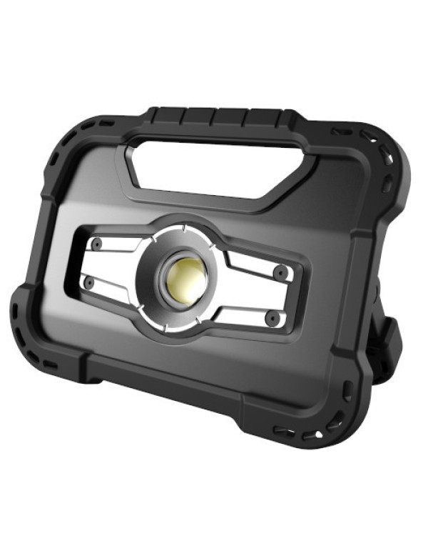 Прожектор светодиодный аккумуляторный 20W с POWERBANK 5000mAh (Made in GERMANY) FL-2001W