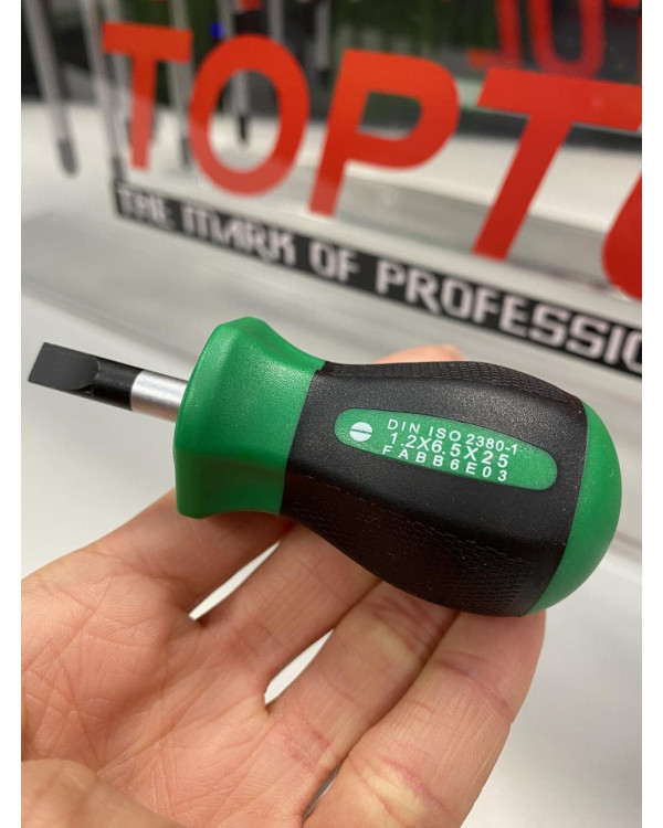 Отвертка мини шлицевая TOPTUL 6.5x25 мм FABB6E03