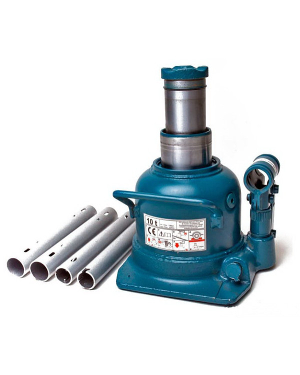 Домкрат телескопический 10т 125-225 мм профессиональный низкопрофильный TORIN TH810002