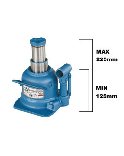 Домкрат телескопічний 10т 125-225 мм професійний низькопрофільний TORIN TH810002-foto3
