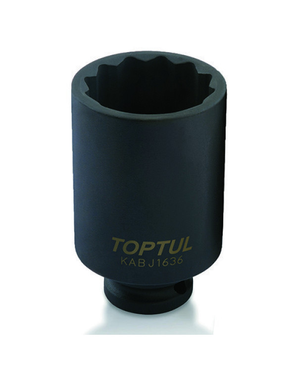 Головка 12-гранна ударна довга TOPTUL 1/2