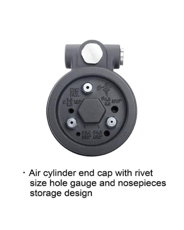 Пневмогидравлический заклепочник TOPTUL 2.4-5.0 мм KARA0205