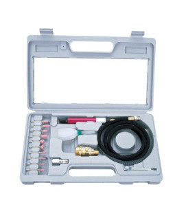 Пневмогравер міні з комплектом шліфувального каміння AIRKRAFT AT-010K