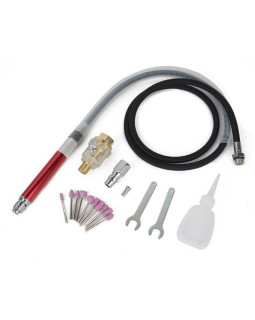 Пневмогравер міні з комплектом шліфувального каміння AIRKRAFT AT-010K-foto2