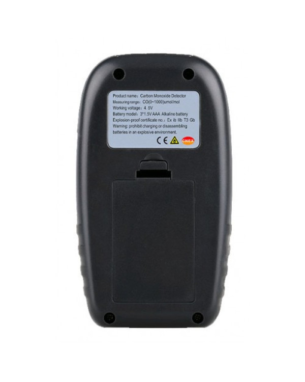 Газоаналізатор СО + термометр (0-1000 ppm, 0-50 ° C) WINTACT WT8825