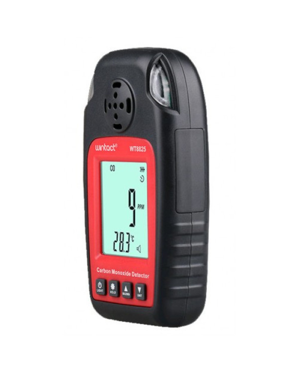 Газоаналізатор СО + термометр (0-1000 ppm, 0-50 ° C) WINTACT WT8825
