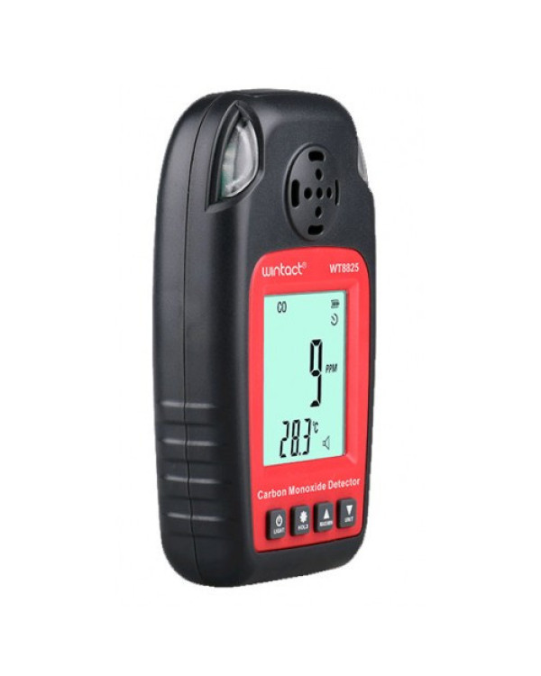 Газоаналізатор СО + термометр (0-1000 ppm, 0-50 ° C) WINTACT WT8825