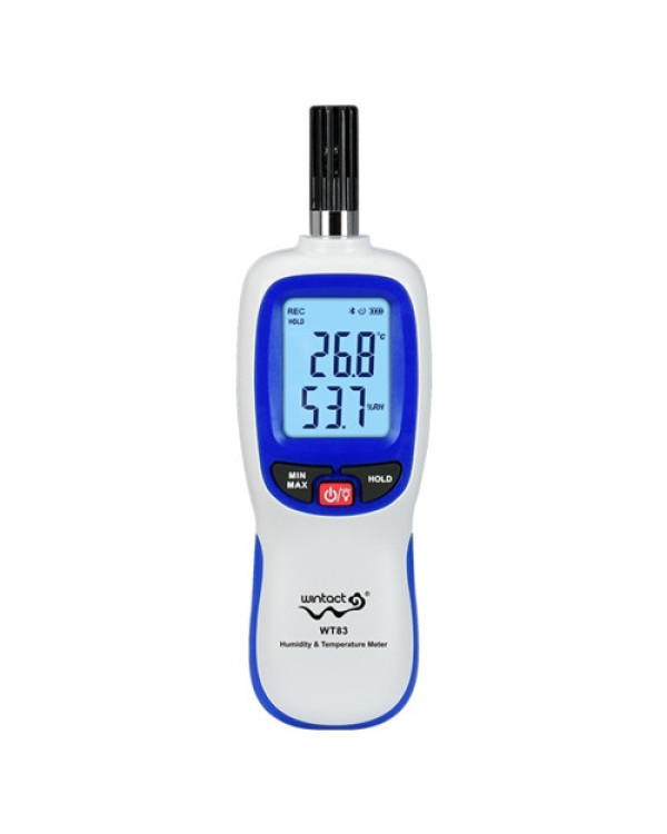 Термогігрометр цифровий Bluetooth 0-100%, -20-70°C WINTACT WT83B