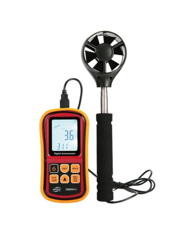 Анемометр-термометр 0,8-45м / с, -10-45 ° C BENETECH GM8901X