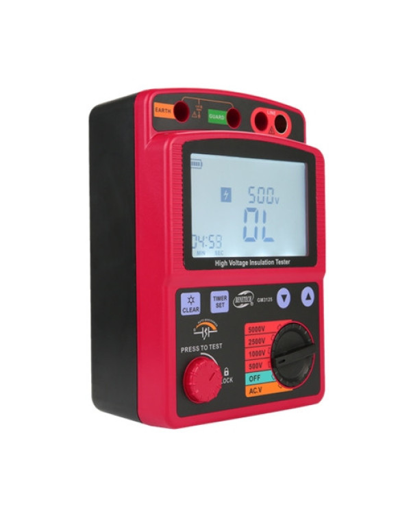Цифровой мегаомметр (0-1000 ГΩ) BENETECH GM3125