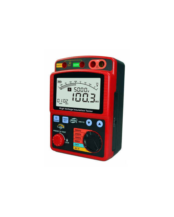 Цифровой мегаомметр (0-1000 ГΩ) BENETECH GM3125
