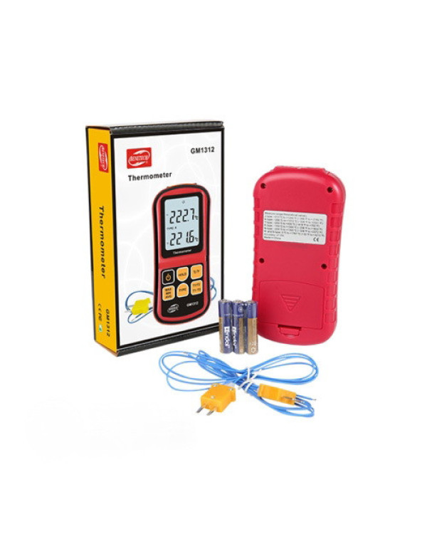Термометр цифровий двоканальний -250-1767 ° C BENETECH GM1312