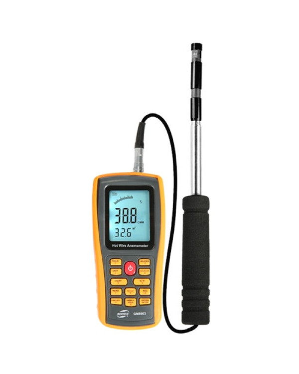 Термоанемометр професійний USB 0,3-30 м/с, 0-45 ° C BENETECH GM8903