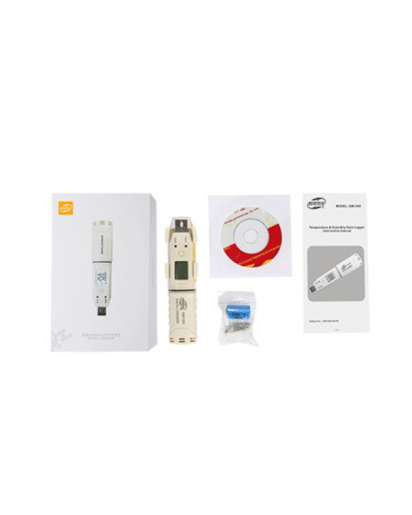Реєстратор вологості та температури (даталоггер) USB, 0-100%, -30-80°C BENETECH GM1365
